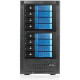 Istarusa RAIDage JAGE6BT8HDBL-DE Drive Enclosure 12Gb/s SAS, SATA/600 - Mini-SAS HD Host Interface Tower - Black, Blue - Hot Swappable Bays - 8 x HDD Supported - 8 x 3.5" Bay - Steel JAGE6BT8HDBL-DE