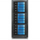 Istarusa RAIDage JAGE9BT12HDBL-DE Drive Enclosure 12Gb/s SAS, SATA/600 - Mini-SAS HD Host Interface Tower - Black, Blue - Hot Swappable Bays - 12 x HDD Supported - 12 x 3.5" Bay - Steel JAGE9BT12HDBL-DE
