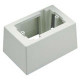 PANDUIT Pan-Way Low Voltage Surface Mount Box - 1-gang - Off-white - TAA Compliance JB1DIW-A