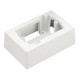Panduit Pan-Way Low Voltage Surface Mount Box - 1-gang - Off White - TAA Compliance JB1IW-A