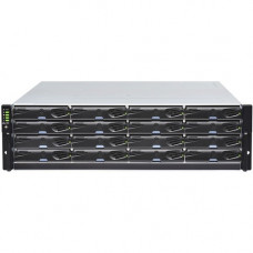 Infortrend JB 3016 Drive Enclosure - 3U Rack-mountable - 16 x HDD Supported - 16 x HDD Installed - 160 TB Installed HDD Capacity - 16 x Total Bay - 16 x 2.5"/3.5" Bay - 12Gb/s SAS - 12Gb/s SAS - Cooling Fan JB3016R00-10T1