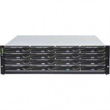 Infortrend JB 3016 Drive Enclosure - 3U Rack-mountable - 16 x HDD Supported - 16 x HDD Installed - 160 TB Installed HDD Capacity - 16 x 2.5"/3.5" Bay - 12Gb/s SAS - 12Gb/s SAS JB3016S00-10T1