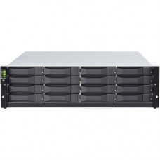 Infortrend JB 316 Drive Enclosure - 3U Rack-mountable - 16 x HDD Supported - 16 x Total Bay - 16 x 2.5"/3.5" Bay - 12Gb/s SAS - 12Gb/s SAS JB316S000-5NBD