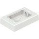 Panduit Pan-Way JBP1EIW Power Rated Surface Mount Outlet Box - Off White - 1 Pack - TAA Compliance JBP1EIW