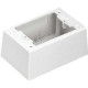 Panduit Pan-Way JBP1IEI Power Rated Surface Mount Outlet Box - Electric Ivory - 1 Pack - TAA Compliance JBP1IEI