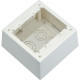 Panduit JBP2DWH Mounting Box - 2-gang - White - Polyvinyl Chloride (PVC) - TAA Compliance JBP2DWH