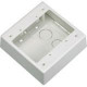 Panduit JBP2IW Mounting Box - 2-gang - International White - Polyvinyl Chloride (PVC) - TAA Compliance JBP2IW