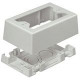 PANDUIT Pan-Way Low Voltage Surface Mount Outlet Box - Electric Ivory - 1 Pack - TAA Compliance JBX3510EI-A