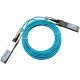 HPE X2A0 100G QSFP28 to QSFP28 7m Active Optical Cable - 22.97 ft Fiber Optic Network Cable for Network Device, Switch - First End: 1 x QSFP28 Male Network - Second End: 1 x QSFP28 Male Network - 100 Gbit/s - Black - 1 - TAA Compliance JL276A