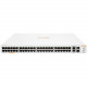 HPE Aruba Instant On 1960 48G 2XGT 2SFP+ Switch - 50 Ports - Manageable - 10 Gigabit Ethernet, Gigabit Ethernet - 10GBase-T, 10GBase-X, 10/100/1000Base-T - 2 Layer Supported - Modular - Power Supply - 80 W Power Consumption - Optical Fiber, Twisted Pair -
