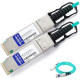 AddOn Fiber Optic Network Cable - 65.62 ft Fiber Optic Network Cable for Transceiver, Network Device - QSFP28 Network - QSFP28 Network - 100 Gbit/s - 1 - TAA Compliant - TAA Compliance JNP-100G-AOC-20M-AO