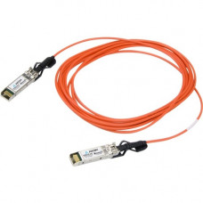 Axiom 10 m Active Optical Cable - 32.81 ft Fiber Optic Network Cable for Network Device, Switch, Router - First End: 1 x SFP+ Network - Second End: 1 x SFP+ Network - 1.25 GB/s - Stacking Cable - Orange - 1 Pack 10GE-SFPP-AOC-1001-AX