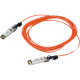 Axiom 10 m Active Optical Cable - 32.81 ft Fiber Optic Network Cable for Network Device, Switch, Router - First End: 1 x SFP+ Network - Second End: 1 x SFP+ Network - 1.25 GB/s - Stacking Cable - Orange - 1 Pack 10GE-SFPP-AOC-1001-AX