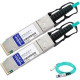 AddOn Fiber Optic Network Cable - 6.56 ft Fiber Optic Network Cable for Network Device - First End: 1 x QSFP+ Male Network - Second End: 1 x QSFP+ Male Network - 40 Gbit/s - 1 Pack - TAA Compliant - TAA Compliance JNP-40G-AOC-2M-AO