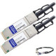 AddOn Twinaxial Network Cable - 8.20 ft Twinaxial Network Cable for Network Device - First End: 1 x QSFP+ Male Network - Second End: 1 x QSFP+ Male Network - 40 Gbit/s - 1 Pack - TAA Compliant - TAA Compliance JNP-QSFP-DAC-2-5M-AO