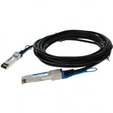 AddOn Twinaxial Network Cable - 1.64 ft Twinaxial Network Cable for Network Device, Transceiver - First End: 1 x QSFP28 Network - Second End: 1 x SFP28 Network - 25 Gbit/s - 30 AWG - 1 - TAA Compliant - TAA Compliance JNP-QSFP-SFP28G-DAC-0-5M-AO