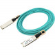 Axiom Fiber Optic Network Cable - 23 ft Fiber Optic Network Cable for Router, Switch, Network Device - First End: 1 x SFP28 Network - Second End: 1 x SFP28 Network - 3.13 GB/s - Aqua AOC-SFP-25G-7M-AX