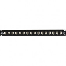 Black Box Connect Fiber Patch Panel Kit - (16) Simplex ST Adapters - 16 Port(s) - 16 x Simplex - 1U High - 19" Wide - Rack-mountable - TAA Compliant JPM395A