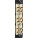 Black Box JPM460 Series Fiber Adapter Panel - High Density, (6) ST Duplex, Ceramic, Beige - 6 Port(s) - 6 x Duplex - Beige - TAA Compliant - TAA Compliance JPM460B