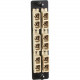 Black Box High-Density Adapter Panel, Bronze Sleeves, (6) SC Duplex Pairs, Beige - 6 Port(s) - 6 x Duplex - Beige JPM463B