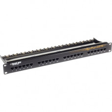 Black Box GigaTrue CAT6 Patch Panel - 1U, Unshielded, 24-Port - 24 Port(s) - 24 x RJ-45 - 1U High - Rack-mountable - TAA Compliant - TAA Compliance JPM610A-R8