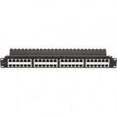 Black Box JPM816A 48-Port Network Patch Panel - 48 x RJ-45 - 48 Port(s) - 48 x RJ-45 - 2U High - Rack-mountable - TAA Compliance JPM816A