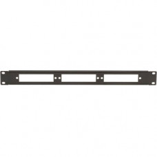 Black Box Economy Blank Fiber Optic Patch Panel - 1U High - 19" Wide - Rack-mountable - TAA Compliance JPMT-FIBER-3