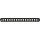 Black Box GigaStation2 High-Density Multimedia Patch Panel, 16-Port, 1U - 16 - 16 Port(s) - 1U High - Rack-mountable - TAA Compliance JPMT1016A