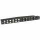 Black Box SpaceGAIN 45&deg; side Angled-Port Multimedia Patch Panel - 24 Port(s) JPMT1024-ANG