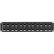 Black Box CAT6 Protected Panel, 24-Port, 2U - 24 Port(s) - 24 x RJ-45 - 2U High - 19" Wide - Rack-mountable - TAA Compliance JSM114A