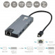 SIIG Mini DisplayPort 4K Video Dock with USB 3.0 LAN Hub - 5Gbps Data Transfer Rate - Triple Display Modes - TAA Compliant - TAA Compliance JU-H30F11-S1