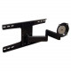 Milestone Av Technologies Chief JWDSK-210B - Mounting kit (wall mount, dual swing arm, interface bracket) - for flat panel - steel - black - screen size: 16"-24" - wall-mountable - TAA Compliance JWDSK210B