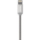 Kanex Premium DuraFlex Lightning Cable - 3.94 ft Lightning/USB Data Transfer Cable for iPod, iPhone, iPad, Magic Trackpad 2, Magic Mouse 2, Magic Keyboard, AirPods - First End: 1 x Type A Male USB - Second End: 1 x Lightning Male Proprietary Connector - M