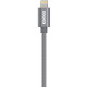Kanex Premium DuraBraid USB-C to Lightning Cable - For iPhone, iPad, iPod, MacBook, MacBook Pro, iMac - Space Gray K157-1528-1MSG
