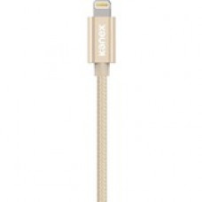 Kanex Premium DuraBraid USB-C to Lightning Cable - For iPhone, iPad, iPod, MacBook, MacBook Pro, iMac - Gold K157-1528-2MGD