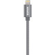 Kanex Premium DuraBraid USB-C to Lightning Cable - For iPhone, iPad, iPod, MacBook, MacBook Pro, iMac - Space Gray K157-1528-2MSG