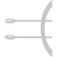 Kanex Premium DuraBraid USB-C to Lightning Cable - For iPhone, iPad, iPod, MacBook, MacBook Pro, iMac - Silver K157-1528-2MSV