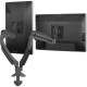 Milestone Av Technologies Chief Kontour Series K1D230S - Mounting kit (desk clamp mount, 2 articulating arms) - for 2 LCD displays - aluminum - silver - screen size: 10"-32" - TAA Compliant - TAA Compliance K1D230S