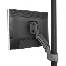 Milestone Av Technologies Chief Kontour Series K1P110B - Mounting kit (articulating arm, interface plate, pole clamp) - for LCD display - aluminum - black - screen size: 10"-30" - TAA Compliance K1P110B