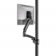 Chief Kontour K1P120BXRH Pole Mount for Monitor, All-in-One Computer - TAA Compliant - 30" Screen Support - 25 lb Load Capacity - Black K1P120BXRH