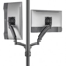 Chief Kontour K1P220BXRH Pole Mount for Monitor, All-in-One Computer - TAA Compliant - 30" Screen Support - 50 lb Load Capacity - Black K1P220BXRH