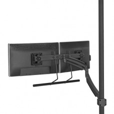 Chief KONTOUR K1P22HB Pole Mount for Flat Panel Display - 10" to 24" Screen Support - 50 lb Load Capacity - Aluminum - Black K1P22HB