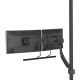 Chief KONTOUR K1P22HB Pole Mount for Flat Panel Display - 10" to 24" Screen Support - 50 lb Load Capacity - Aluminum - Black K1P22HB