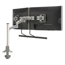 Milestone Av Technologies Chief Kontour Series K2C22HS - Mounting kit (handle, desk clamp mount, dual swing arm, 2 interface plates, array arm) - for 2 LCD displays - aluminum - silver - screen size: 10"-24" - TAA Compliance K2C22HS