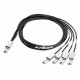 Axiom External SAS Cable for 2m - 6.56 ft Mini-SAS Data Transfer Cable for Network Device - First End: 1 x Mini-SAS - Second End: 4 x Mini-SAS K2R09A-AX