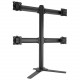 Milestone Av Technologies Chief Kontour Free Standing 2x2 Array - Mounting kit (desk stand, array arms) - for monitor - black - screen size: up to 27" - TAA Compliance K3F220B