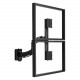 Chief KONTOUR K4S120B Wall Mount for Flat Panel Display - 24" Screen Support - 30 lb Load Capacity - Black K4S120B