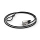 Kensington k62055ww cable lock Black,Silver - TAA Compliance K62055WW