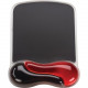 Kensington Duo Gel Mouse Pad Wrist Rest - Red - Vinyl K62402AM
