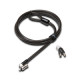 Kensington K64433M cable lock Black,Stainless steel K64433M